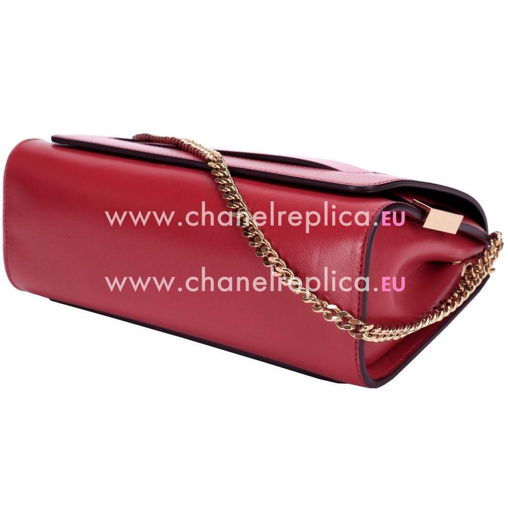 Chloe ELLE Goatskin Hand Bag In Dark Red C5875344