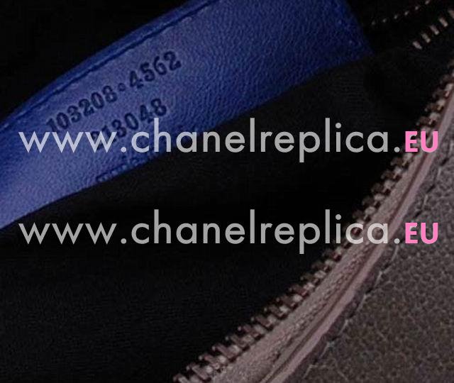 Balenciage First Top Leather Bag Blue-Green/Grey 103208 D96JT