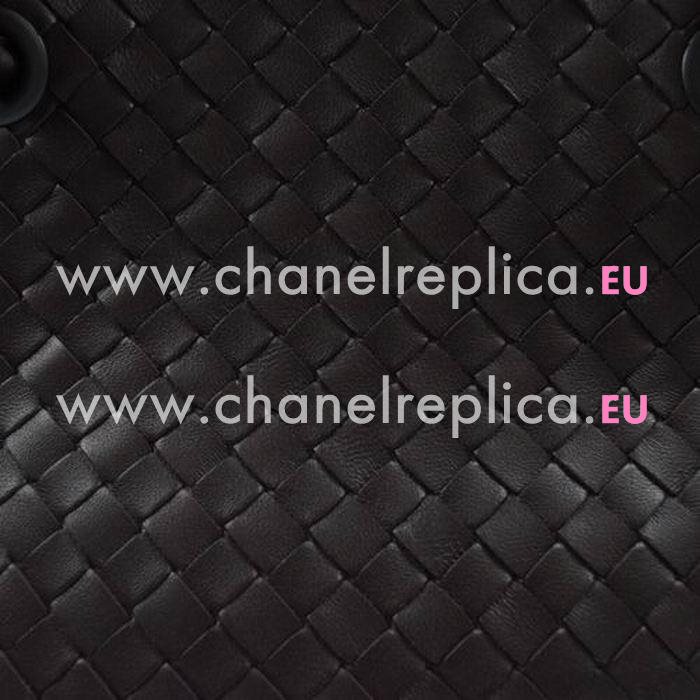 Bottega Veneta Classic Nappa Leather Woven Hand Bag Deep Coffee BV7061501