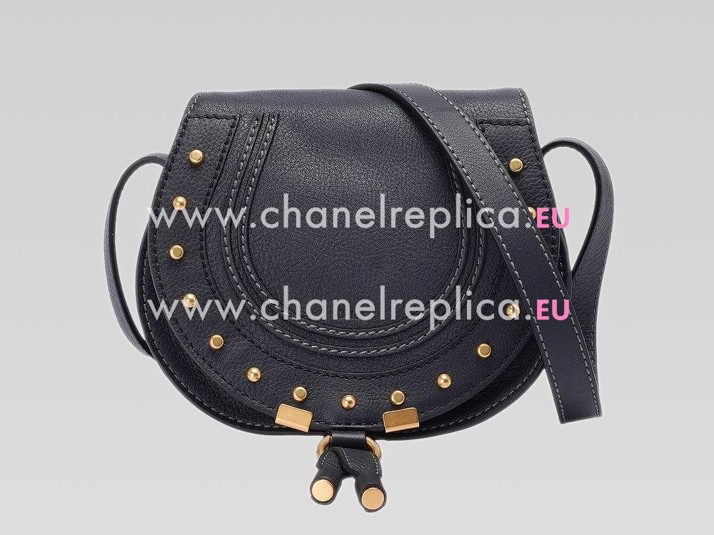 Chloe Nano Marcie Rivet Decoration Saddle Bag C457366