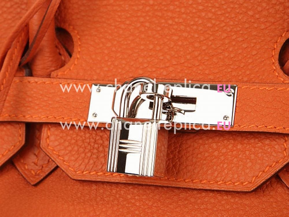 HERMES BIRKIN 35 TOGO Leather Palladium Hardware Hand Sew H1043-O