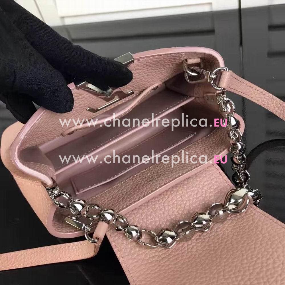 Louis Vuitton Capucines Nano Taurillon Leather Bag In Pink M612151