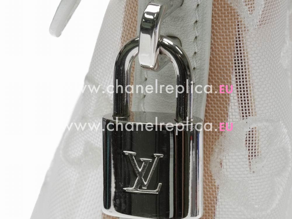 Louis Vuitton Monogram Nylon Transparence Lockit Bag M40699