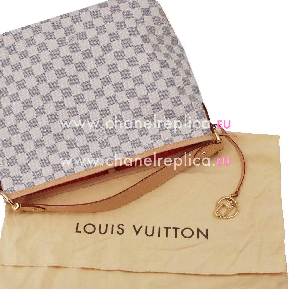 Louis Vuitton Damier Canvas Azur Delightful PM Handbag N41606