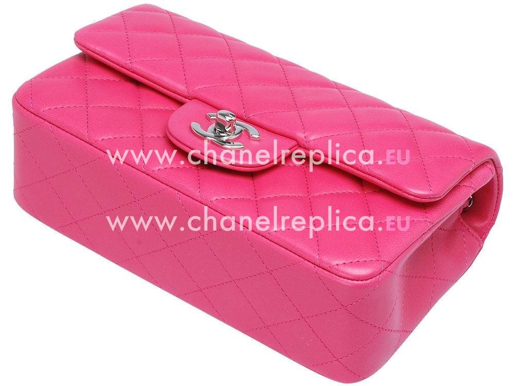 Chanel Lambskin Mini Coco Bag In Peach Red A598895