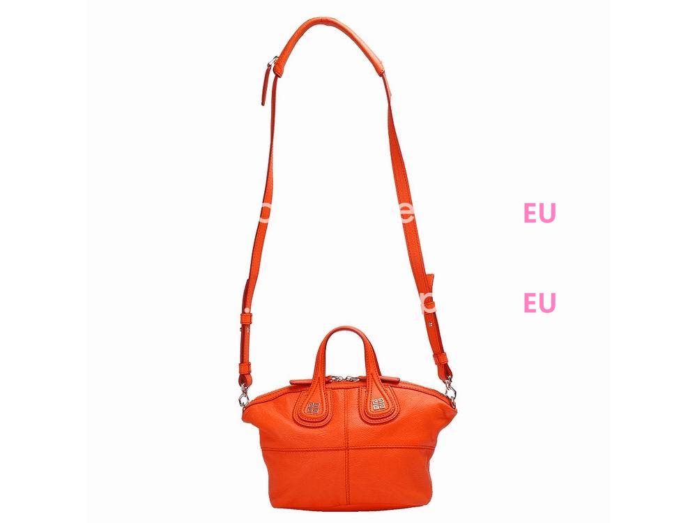 Givenchy Nightingale Micro Bag In Goatskin Orange G531271