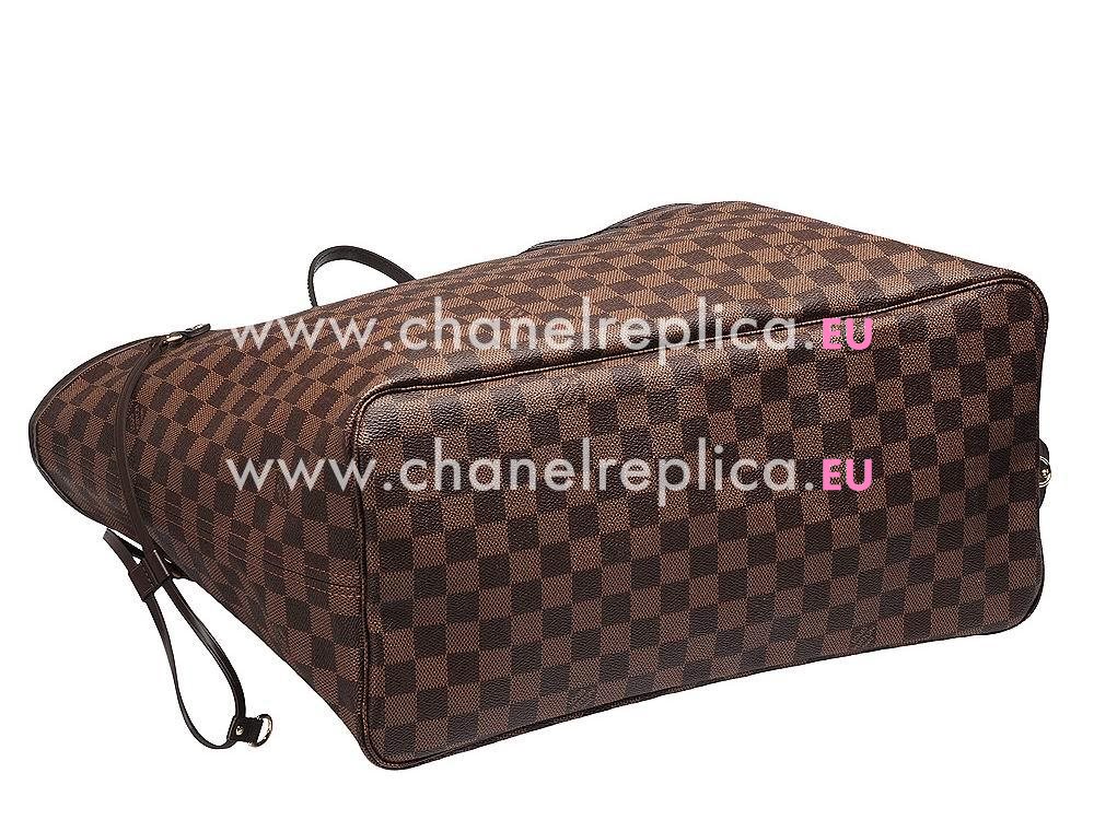 Louis Vuitton Damier Ebene Canvas Neverfull Bag GM N41357