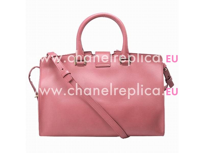 YSL Petit Cabas Chyc Y Calfskin Doctor Small Bag Rose Pink YSL522443