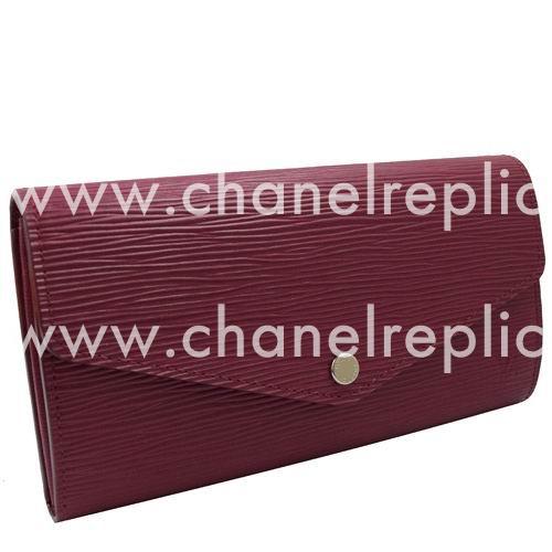 Louis Vuitton Classic Sarah Epi Leather Wallet Fuchsia M60580