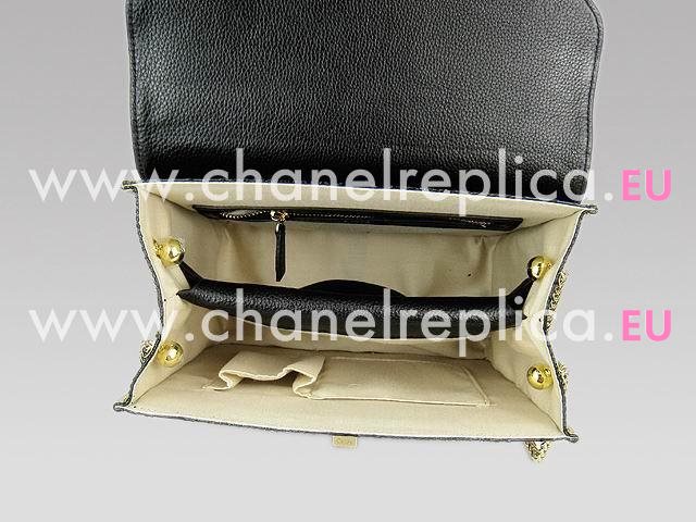 Chloe Shoulder Bag 50898 In Blacksnake C50898-1