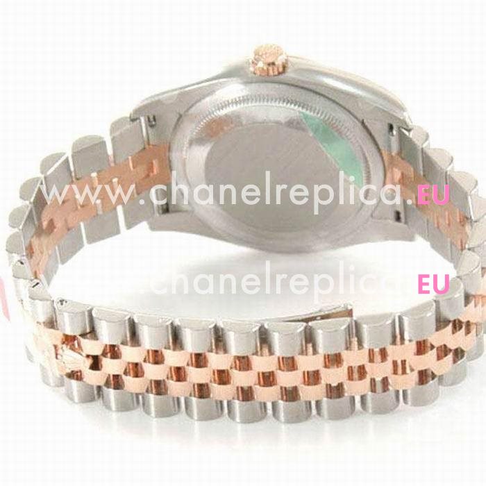 Rolex Datejust Automatic 37mm 18K Rose Gold Stainless Steel Watch Rose Gold R116231
