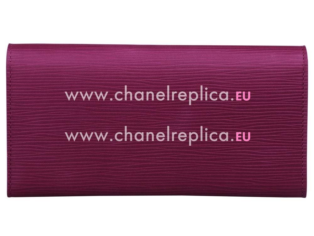 Louis Vuitton Epi Leather Emilie Wallet Fuchsia M60714