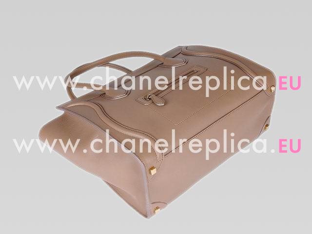 Celine Shoulder Luggage Nano Calfskin Bag In Camel Colour 169351CAK