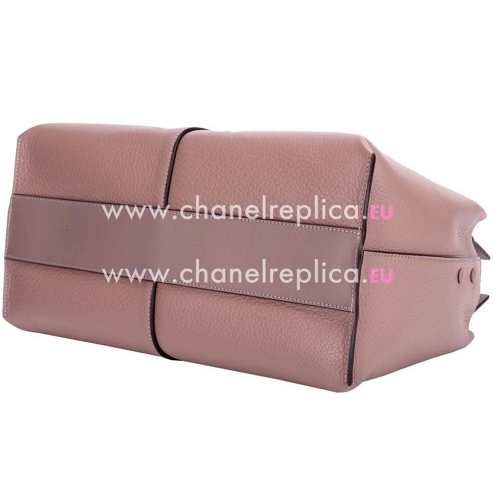 Chloe Gate Calfskin Hand Bag In Pink C5835392