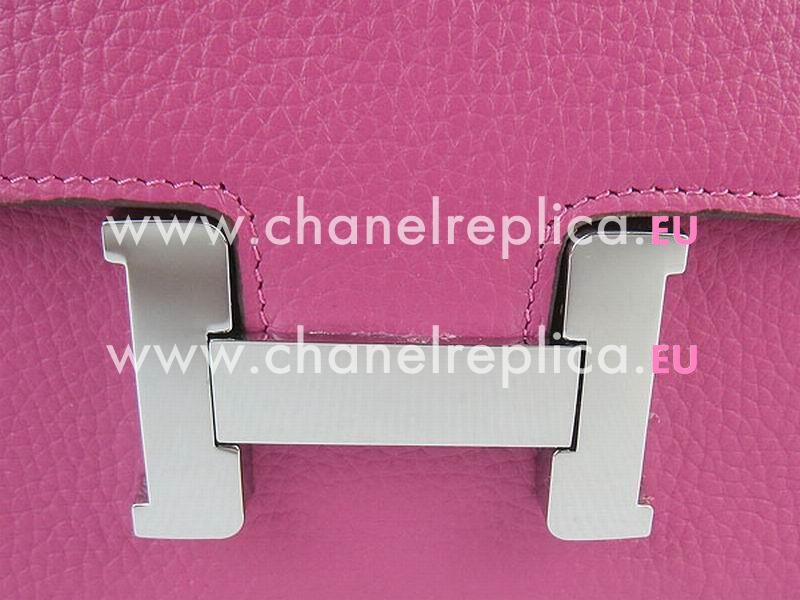 Hermes Constance Bag Micro Mini Peach Red(Silver) H1017PRS