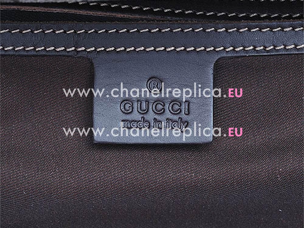 Gucci GG Plus PVC Shoulder Passenger Bag Coffee G459136