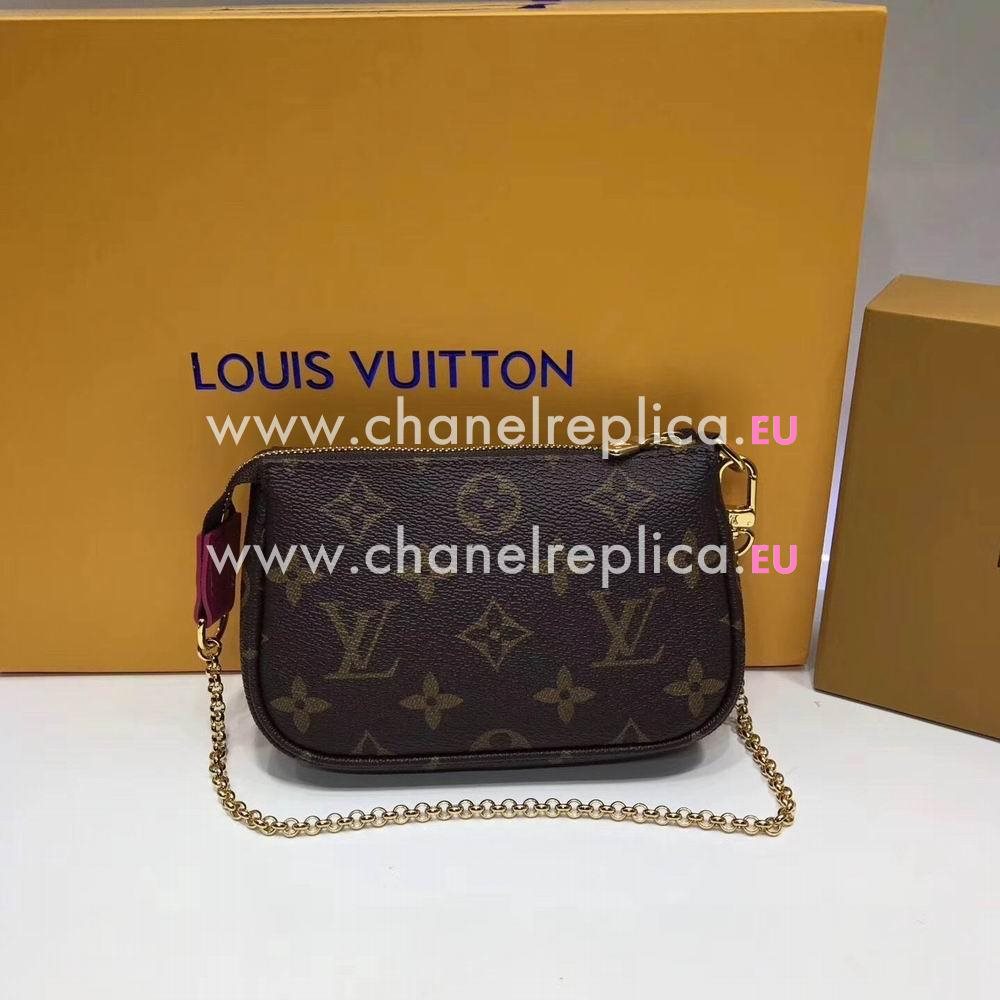 Louis Vuitton Monogram Canvas Mini Pochette Accessoires bag M62087