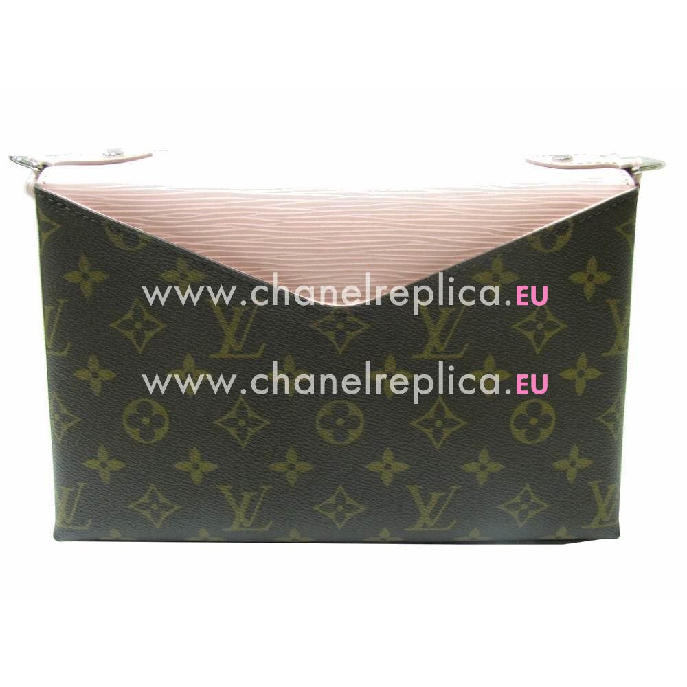 Louis Vuitton Saint Michel Monogram Canvas and Epi Leather Shoulder Bag M44033