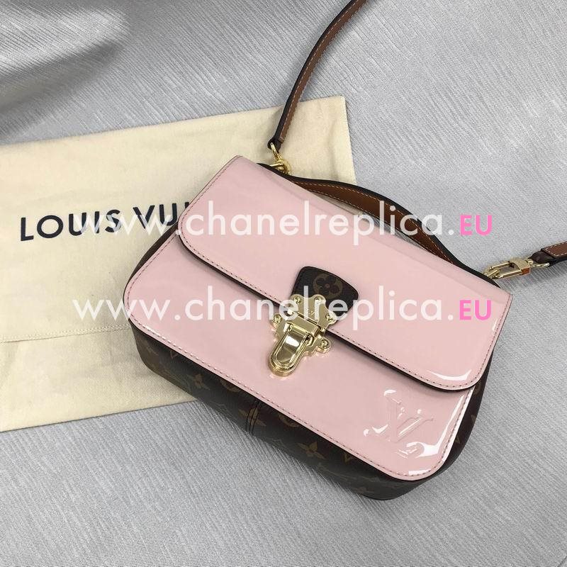 Louis Vuitton Smooth Patent Cowhide Cherrywood BB Rose Ballerine M51952