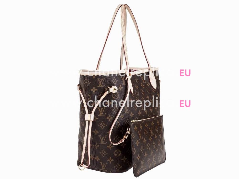 Louis Vuitton Monogram Canvas Neverfull MM Fushcia M40996