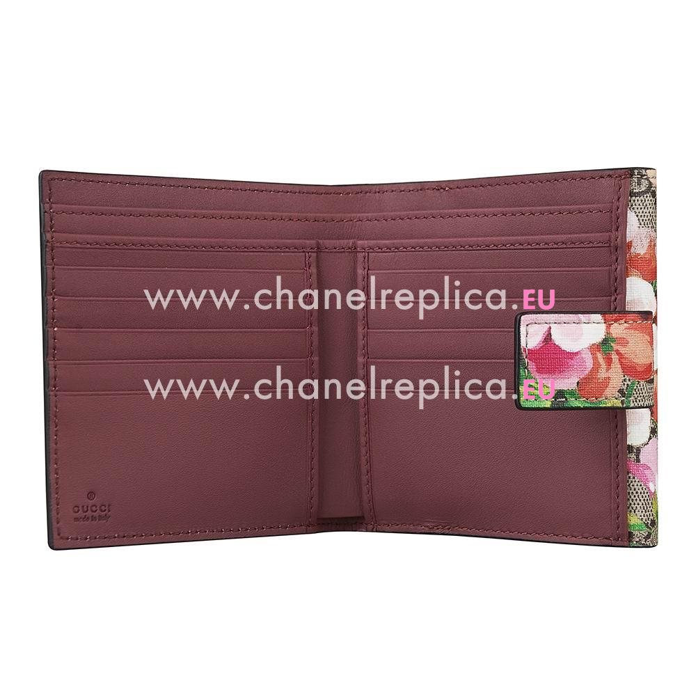 Gucci Supreme Classic GG Flower Calfskin Wallet G7041101