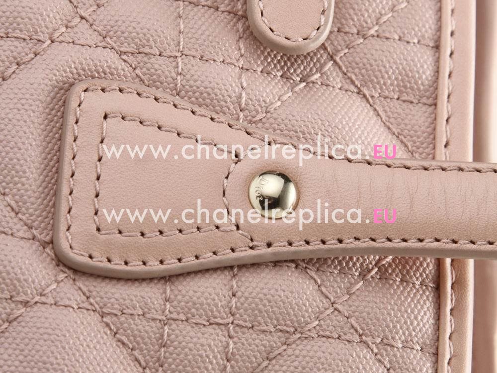 Christian Dior Panarea Canvas Medium Tote Bag Nude Pink D98951