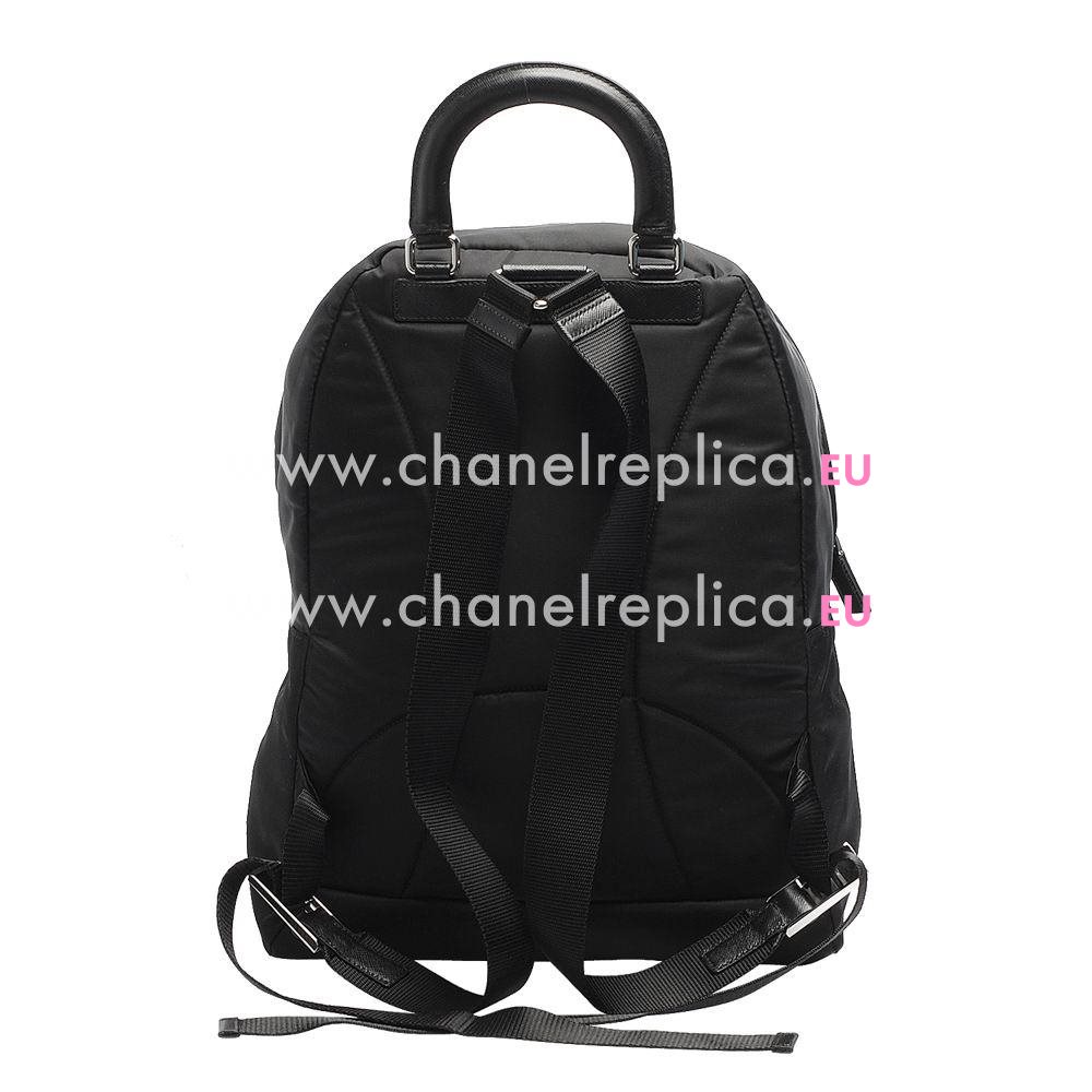 Prada Classic Triangle Logo Nylon Backpack Black PR7054115