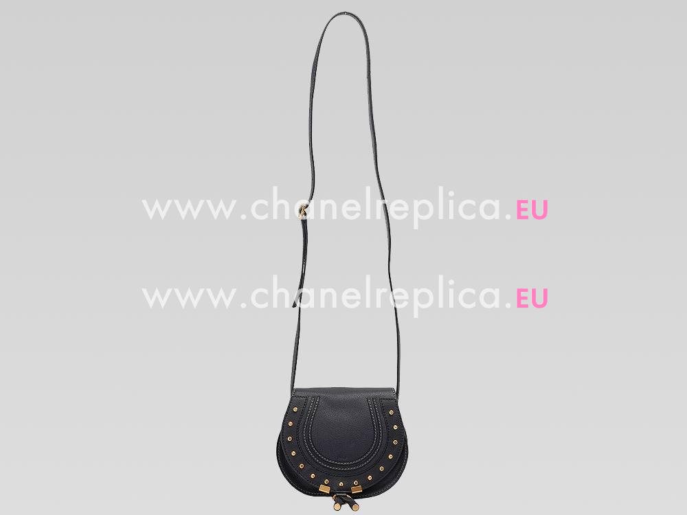 Chloe Nano Marcie Rivet Decoration Saddle Bag C457366