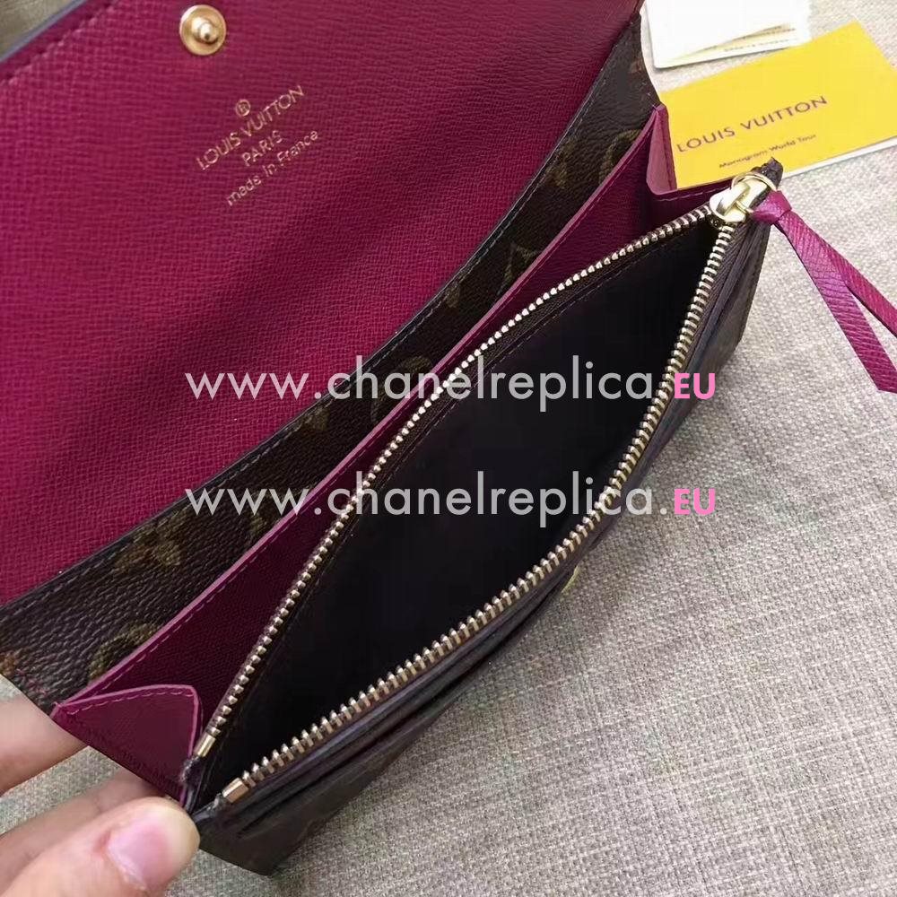 Louis Vuitton Emilie Monogram Canvas Wallet M60697