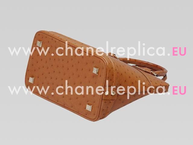 Louis Vuitton Suhali Ostrich Skin Lockit MM Camel M93888