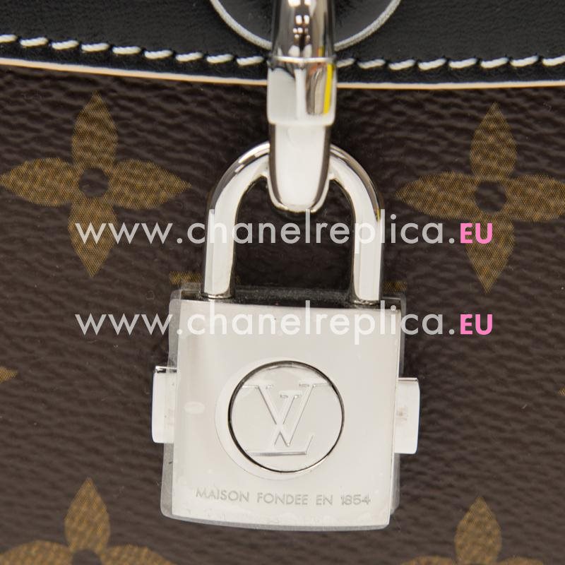 Louis Vuitton Monogram Coated Canvas Calfskin Exterior Chain It Bag PM M44115