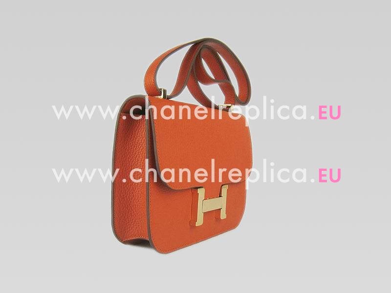 Hermes Constance Bag Micro Mini Orange(Gold) H1017ORG