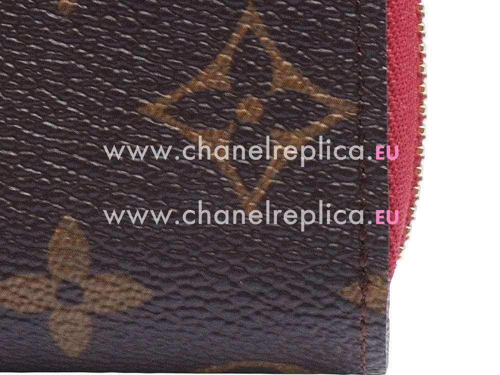 Louis Vuitton Monogram Canvas Zippy Multicartes Fuchsia M61299