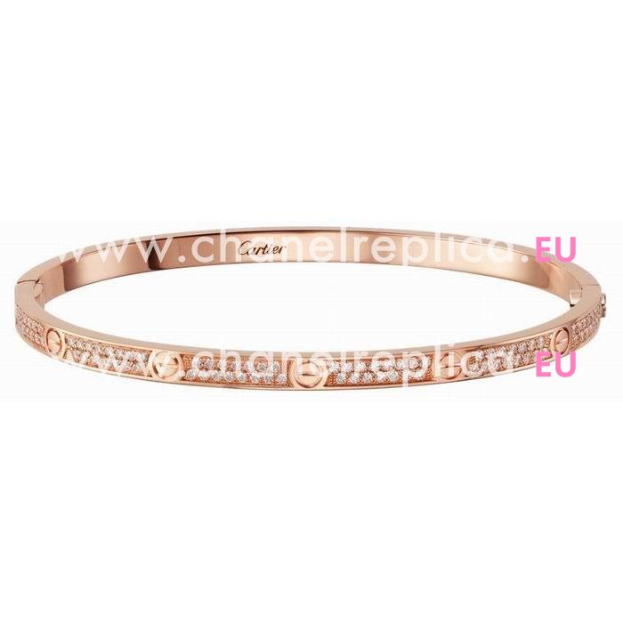 Cartier Love 18K Pink Gold Bracelet CR7082402