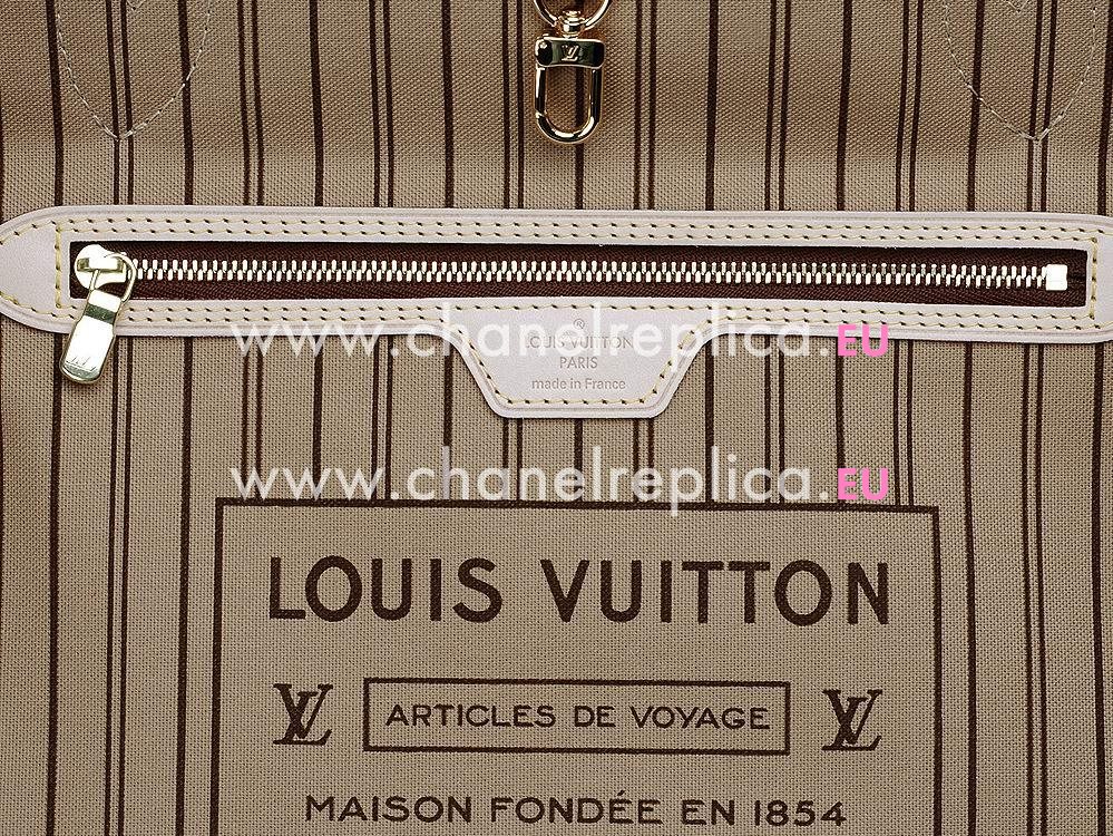 Louis Vuitton Monogram Canvas Bag Neverfull MM Beige M40995