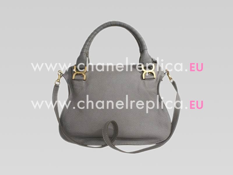 CHLOE Medium Marcie Double Handle Bag Cashmere Grey C456479