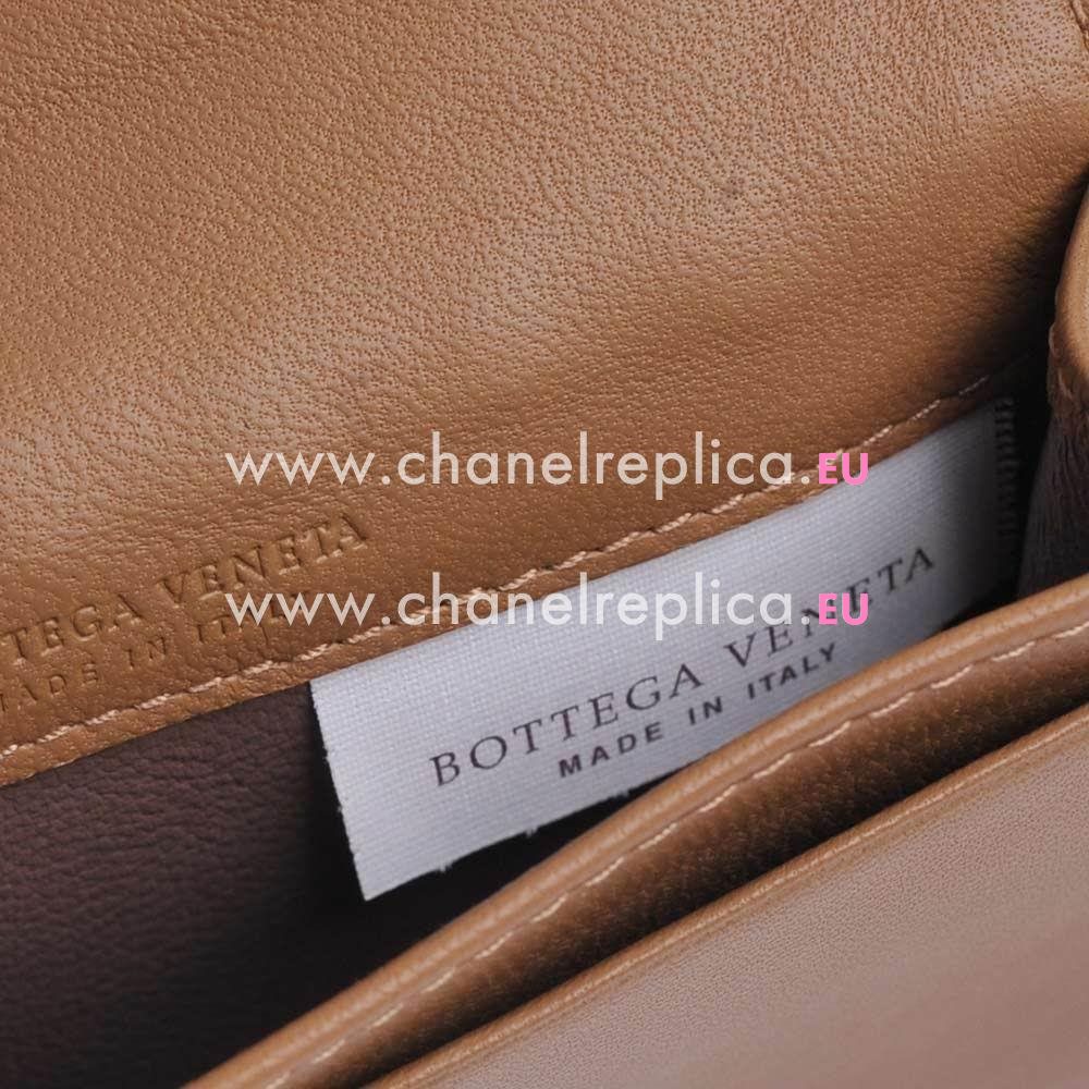 Bottega Veneta Classic Weave Nappa Cardcase In Camel BV6112907