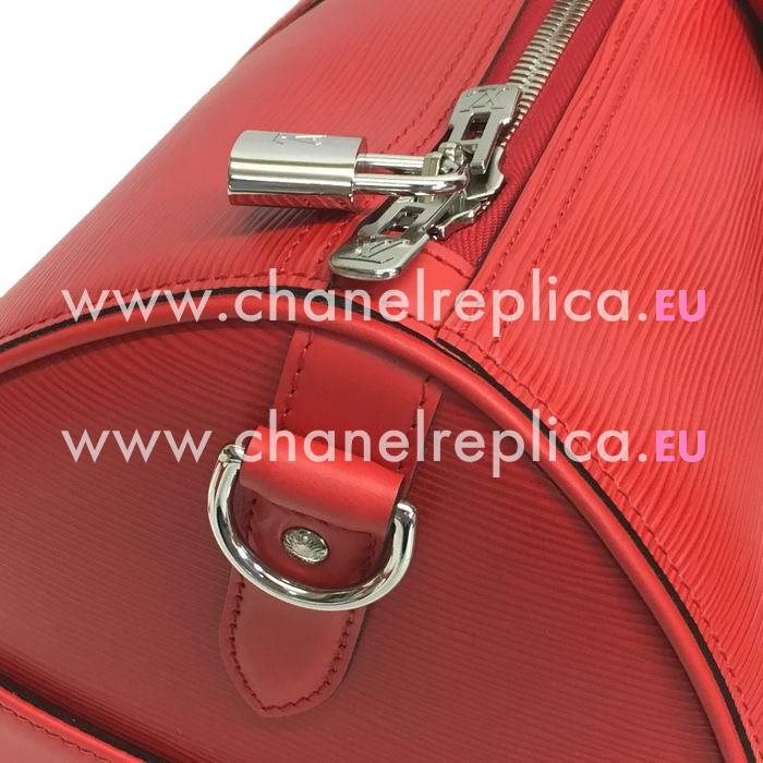 Louis Vuitton Supreme Keepall 45 Epi Leather Travelling Bag Bandoulière-Red M53419