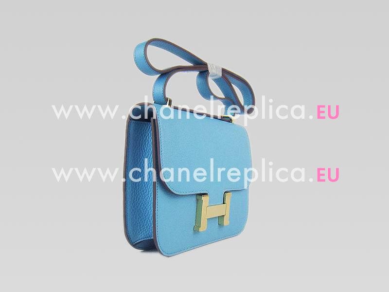 Hermes Constance Bag Micro Mini Light-Blue(Gold) H1017LBG