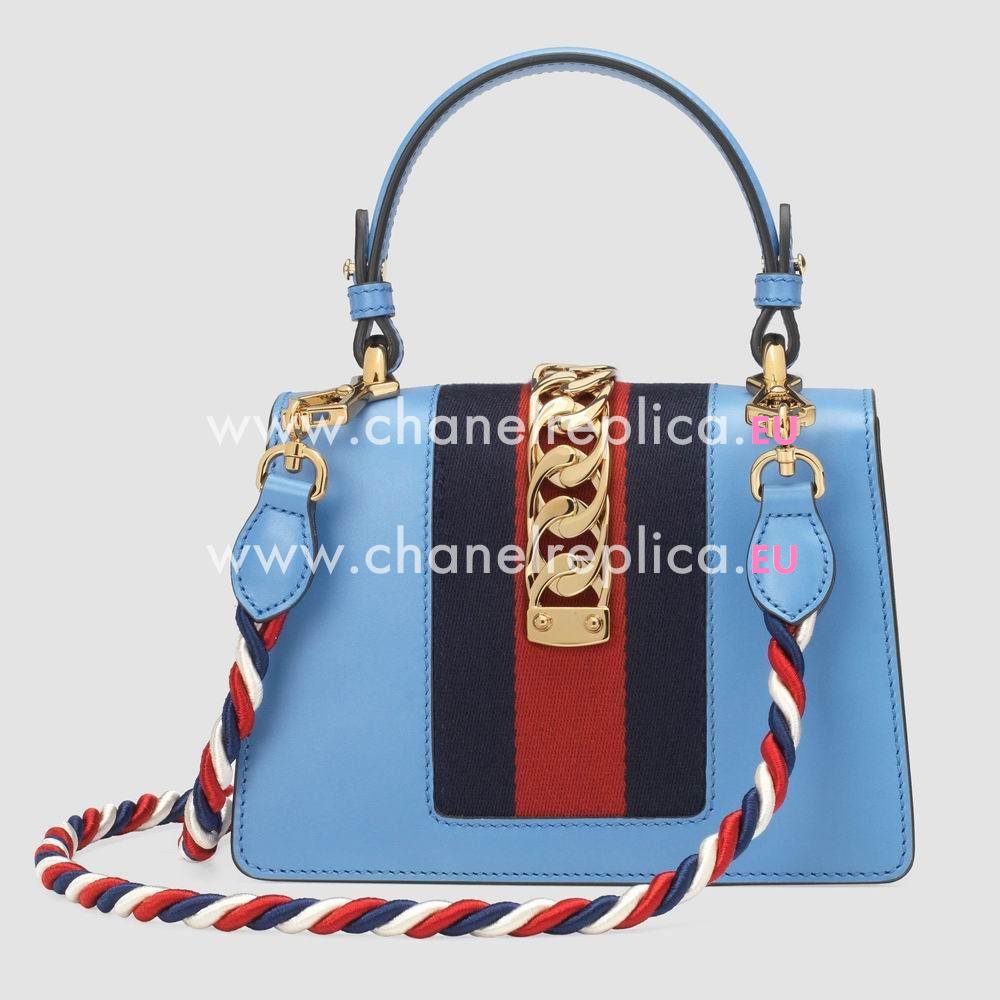 Gucci Sylvie leather mini bag 470270 D4ZAG 4367