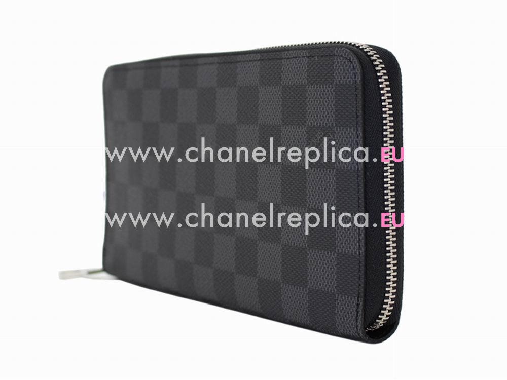 Louis Vuitton Damier Graphite Canvas Zippy Organizer N63077