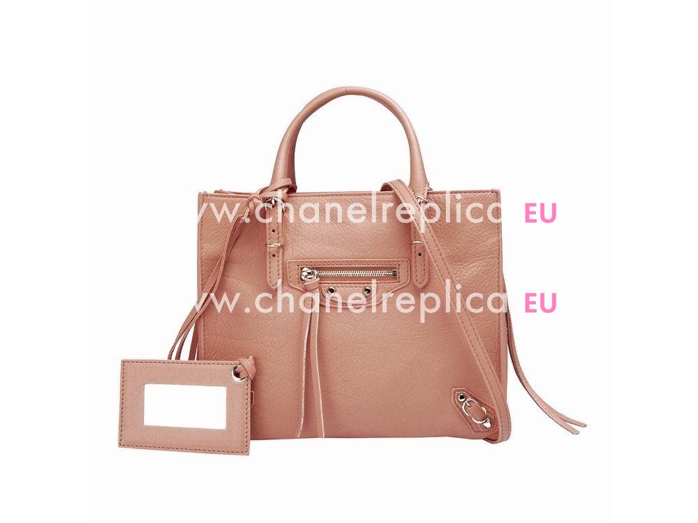 Balenciage Papier Calfskin Silvery hardware Bag Pink B2055074