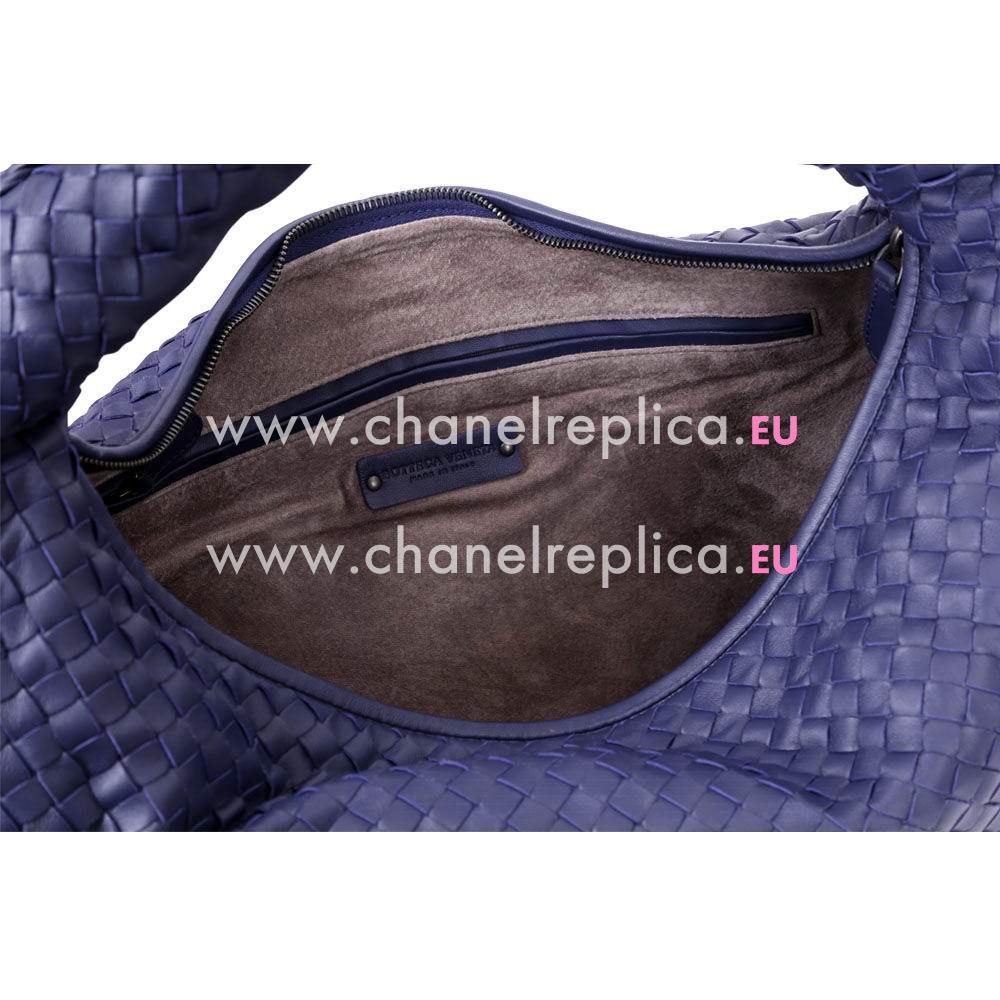Bottega Veneta Intrecciato Maxi Nappa Weave In Blue B6110605