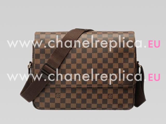 Louis Vuitton Damier Ebene Canvas Shelton MM Bag N41149