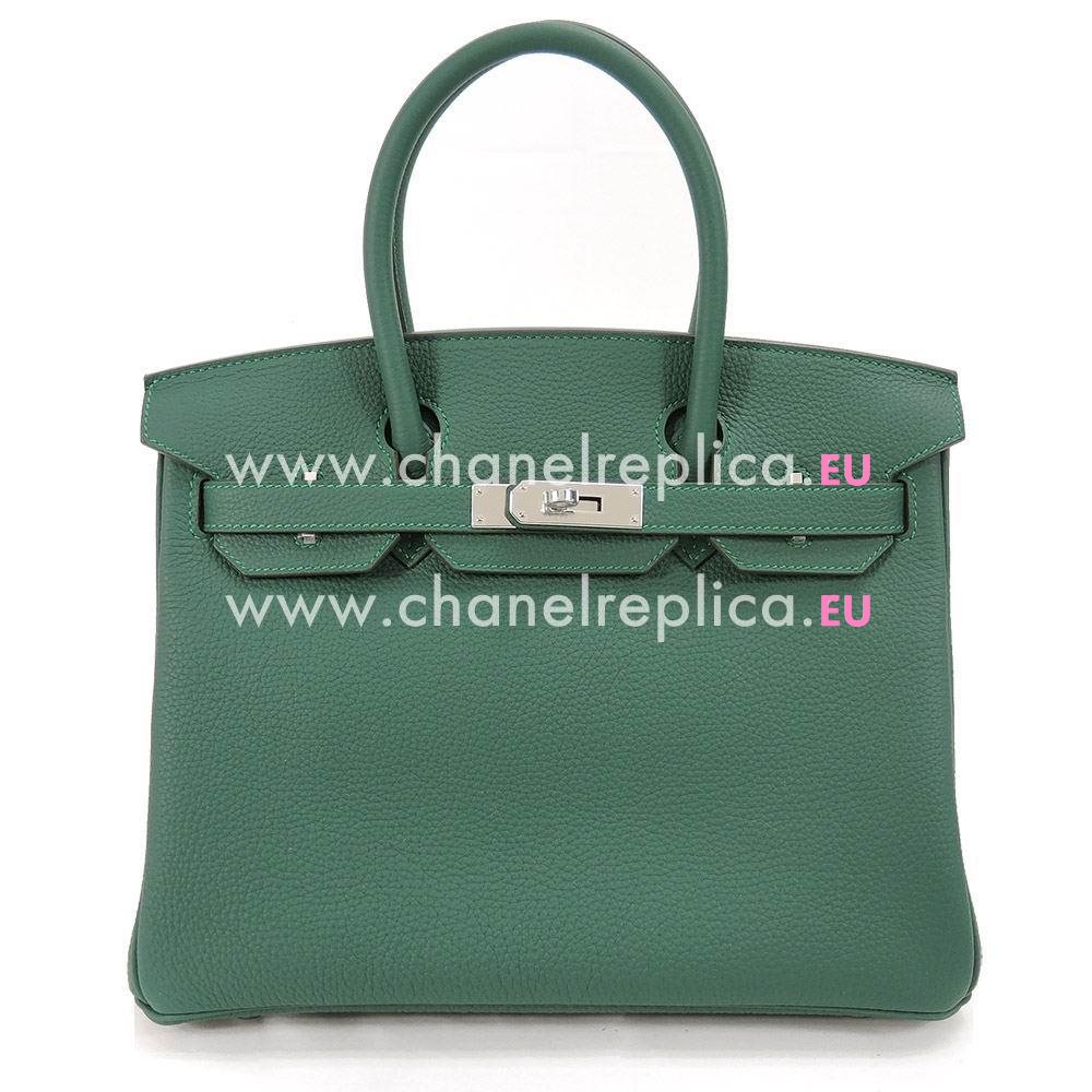 Hermes Birkin Epsom 30cm Calfskin Handbag Green H7122608
