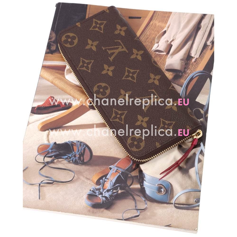 Louis Vuitton Monogram Canvas Zipper Wallet M60742