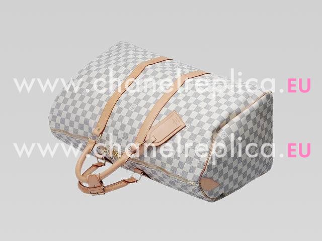Louis Vuitton Damier Azur Canvas Keepall 50 Bag N41430