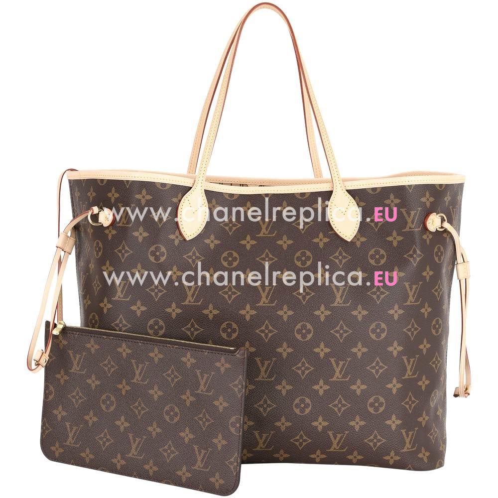 Louis Vuitton Neverfull GM Monogram Canvas Shopping Bag M40990