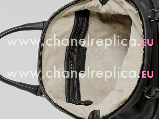 Bottega Veneta Black Lambskin leather bowler bag 3016929