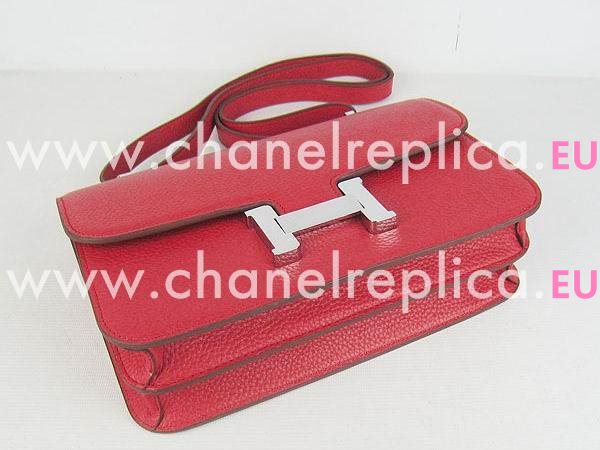 Hermes Constance Bag Micro Mini Red(Silver) H1020RS